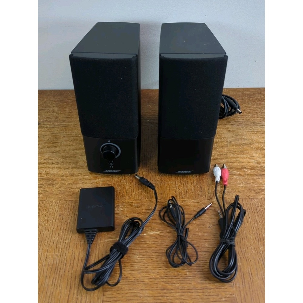 Bose Companion 2 Series III Multimedia PC Speakers Original Power Cord Tested!